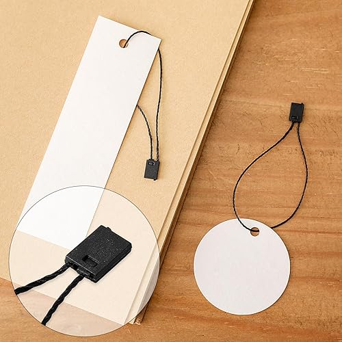 Miniatura 3 de 1000 piezas de nailon negro de 7 pulgadas para colgar con gancho de cierre a presión, fácil y rápido de colocar