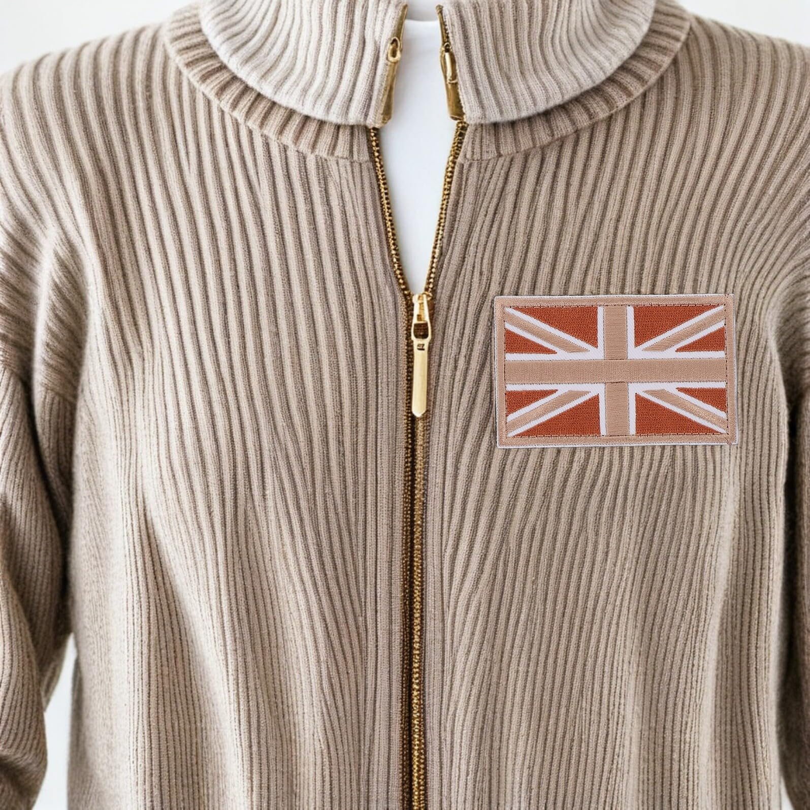 Parche Bordado Union Jack 6 Uds Cierre Gancho Bucle para Ropa Mochilas Cosplay Aventuras al Aire Libre