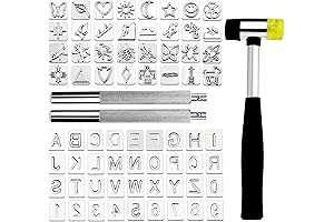 71PCS Comprehensive Leather Stamping Kit for Personalized Designs