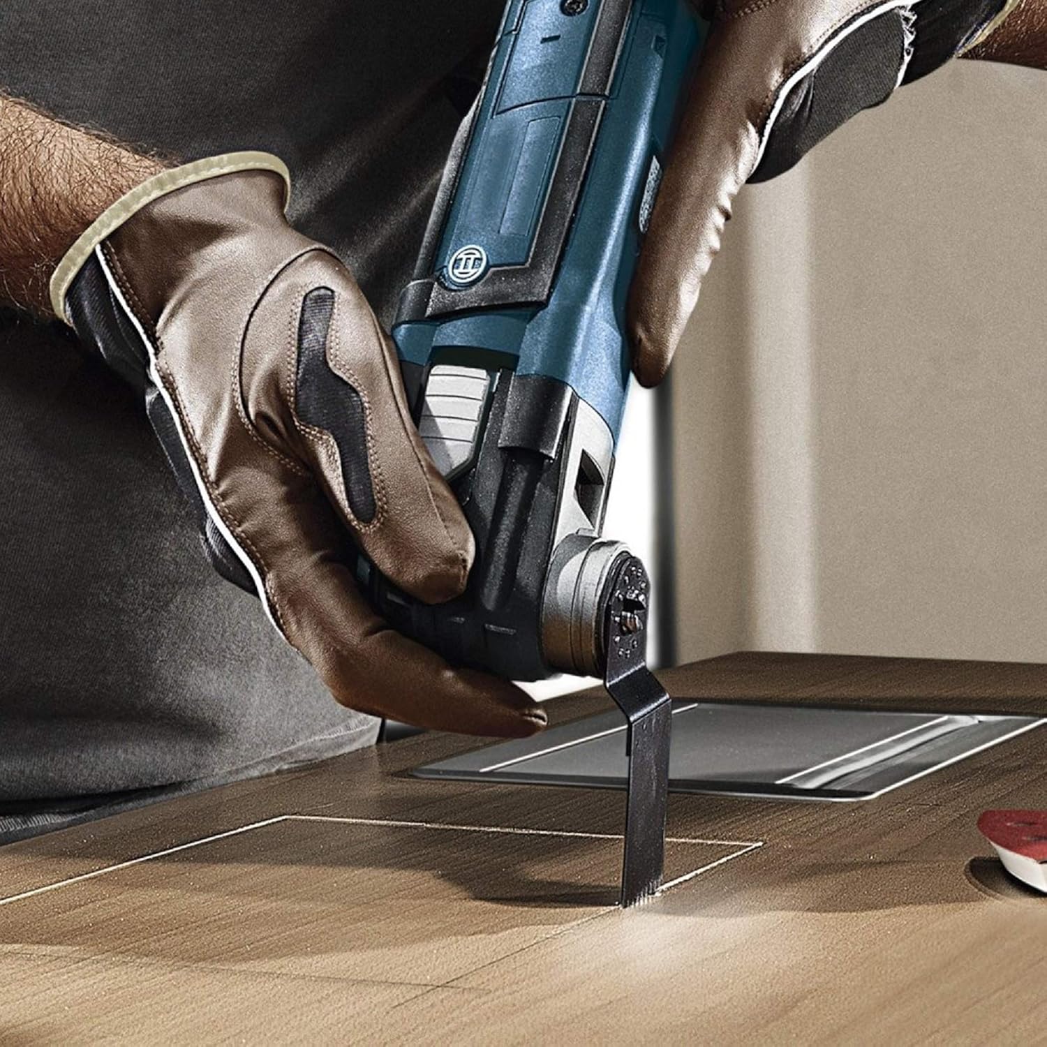 Vtopmart 50 Wood Oscillating Multitool Quick Release Saw Blades Compatible with Fein Multimaster Porter Cable Black & Decker Bosch Craftsman Ridgid Ryobi Makita Milwaukee Rockwell - - 