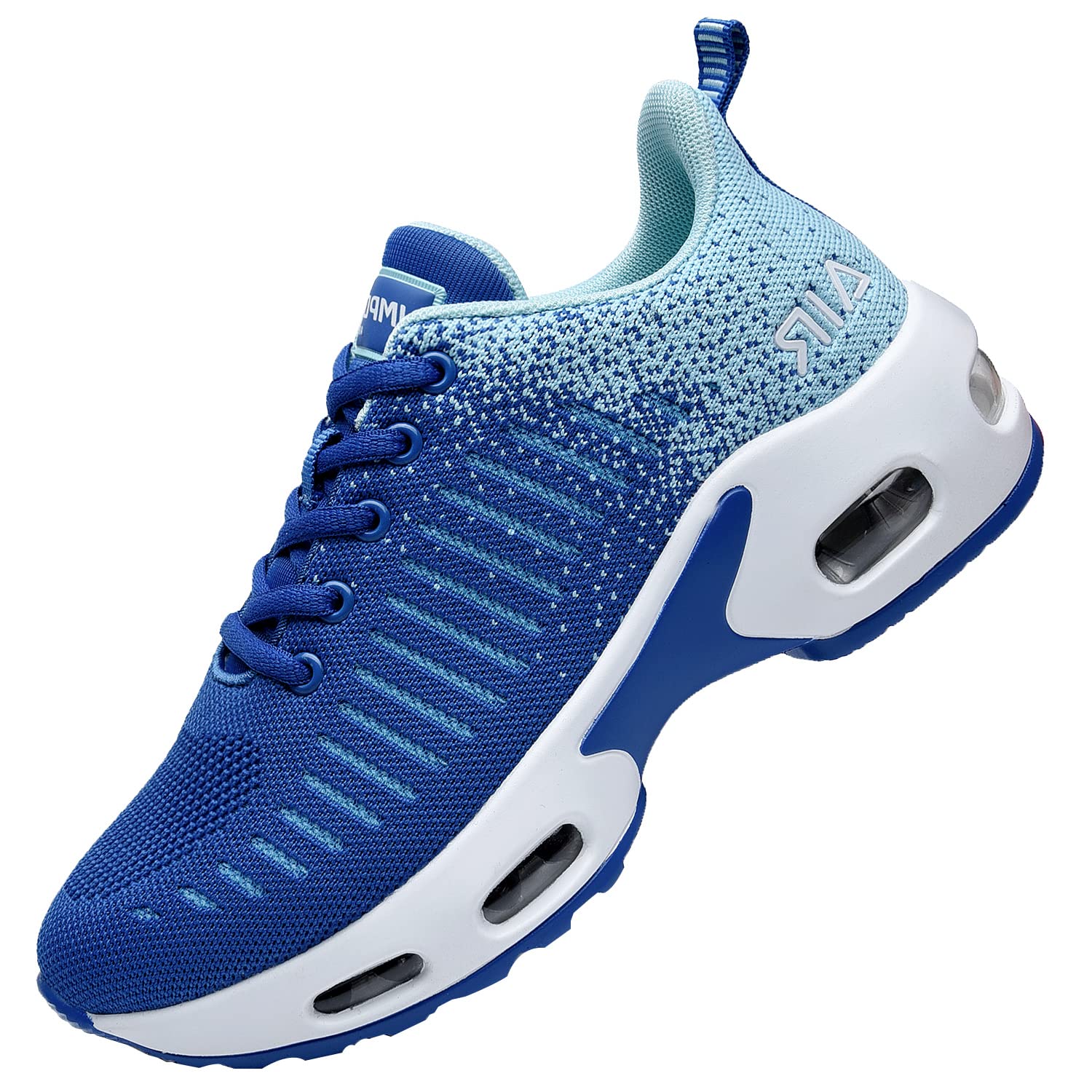 Impdoo Women's Air Athletic Running Sneaker Cute Fitness Sport Gym Jogging Tennis Shoes (US5.5-10 B(M), Blue2, 8.5