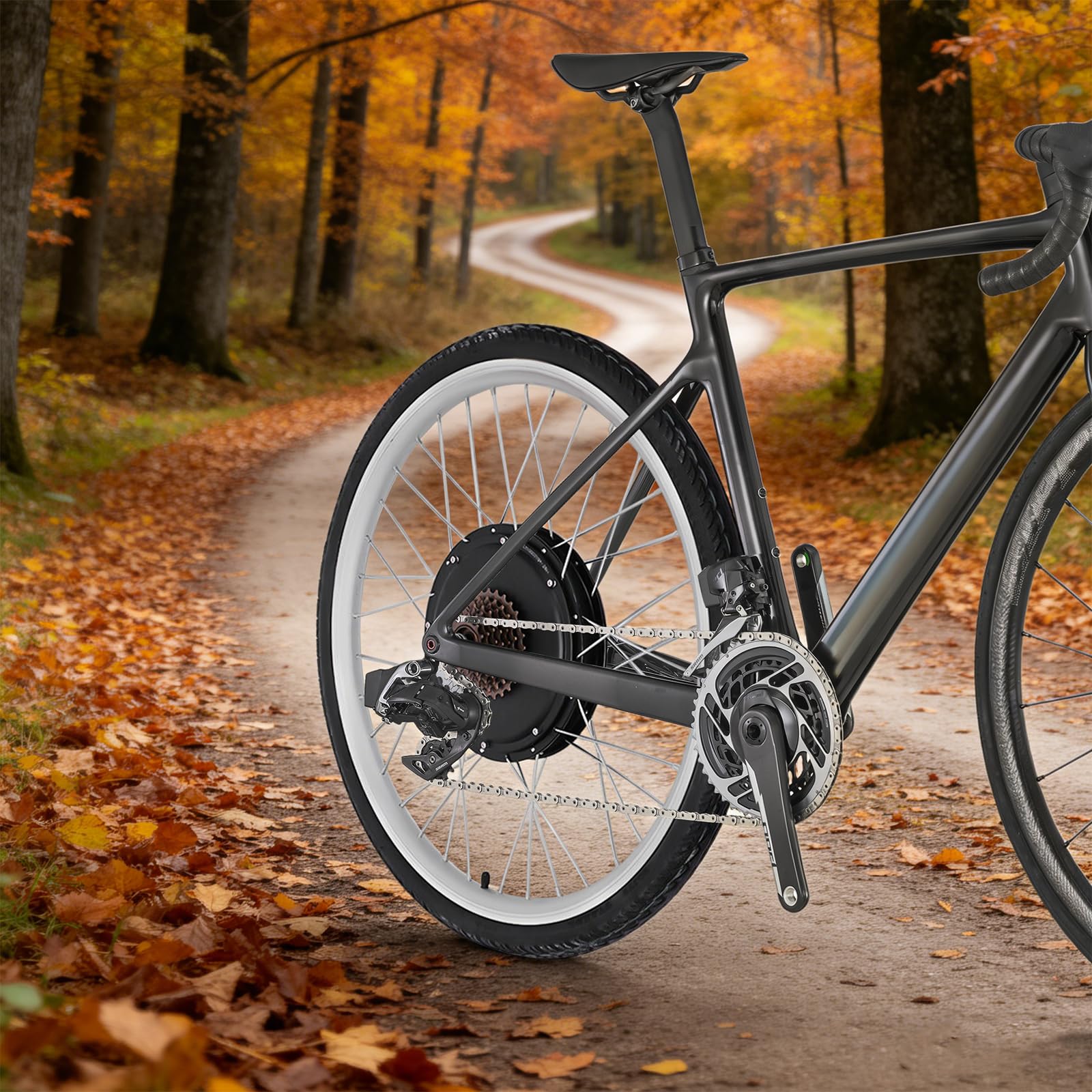 Kit Conversion Vélo Électrique 48V 1000W, Roue Arrière 26'', pour VTT Ville