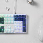 Redragon K668 RGB Gaming Keyboard, 108 Keys Wired Mechanical Keyboard w/Sound Absorbing Foams, Upgraded Hot-swappable Socket, Mixed Color Keycaps, Red Switch