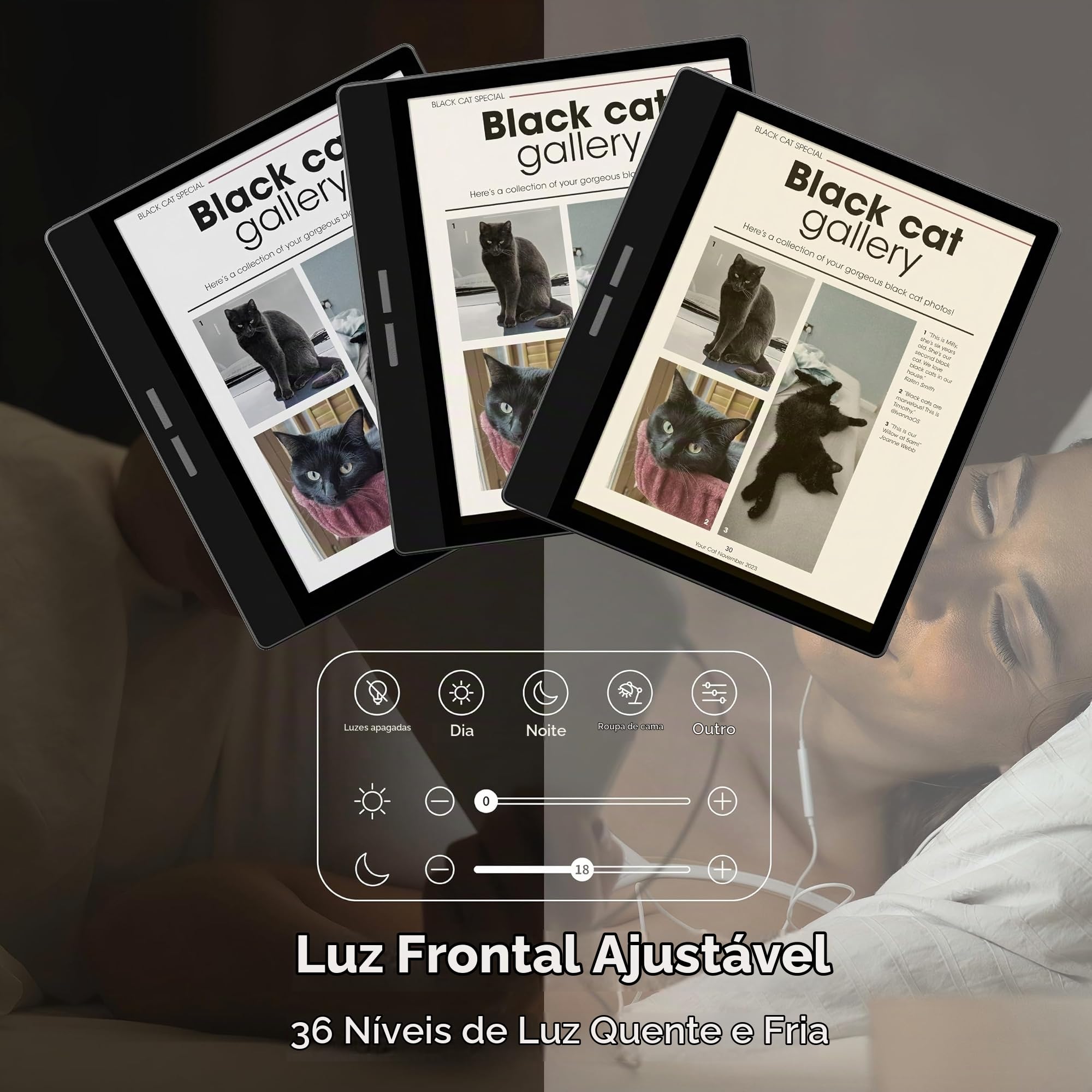 Bigme B751C Leitor de ebook colorido tablet de papel e-ink de 7