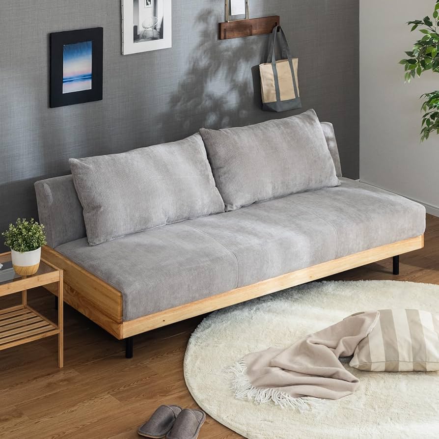 ソファ　ソファセット　ソファー　3人掛け　ソファベッド　ベージュ Amazon｜PEFEK ソファー 3人掛け ソファーベッド l字 ソファ 幅