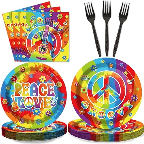 Juego de vajilla de 96 piezas de color negro y oro rosa para decoración de mesa de feliz cumpleaños, platos de papel temáticos de oro rosa,