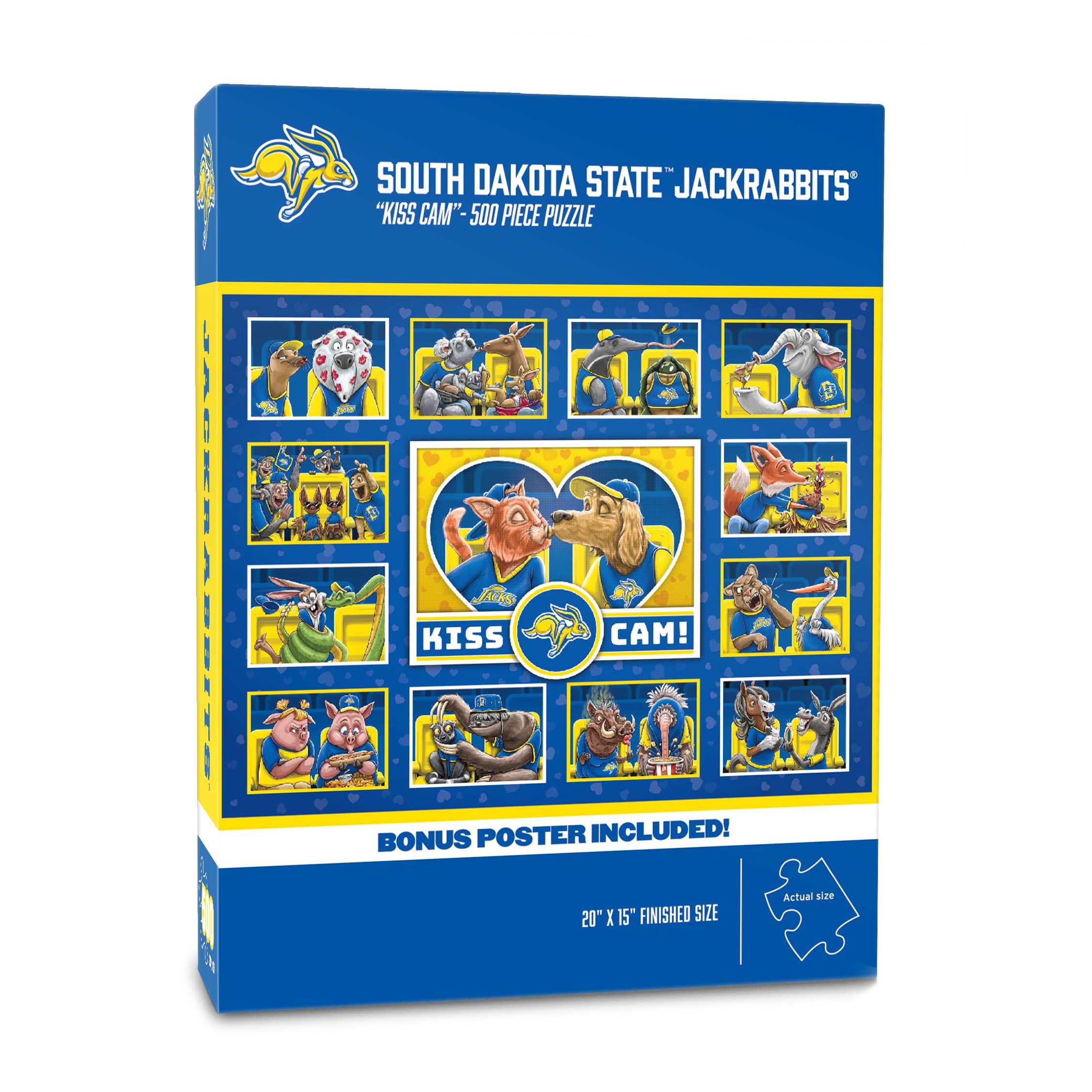 YouTheFan NCAA South Dakota State Jackrabbits “Kiss Cam” 500 Puzzle