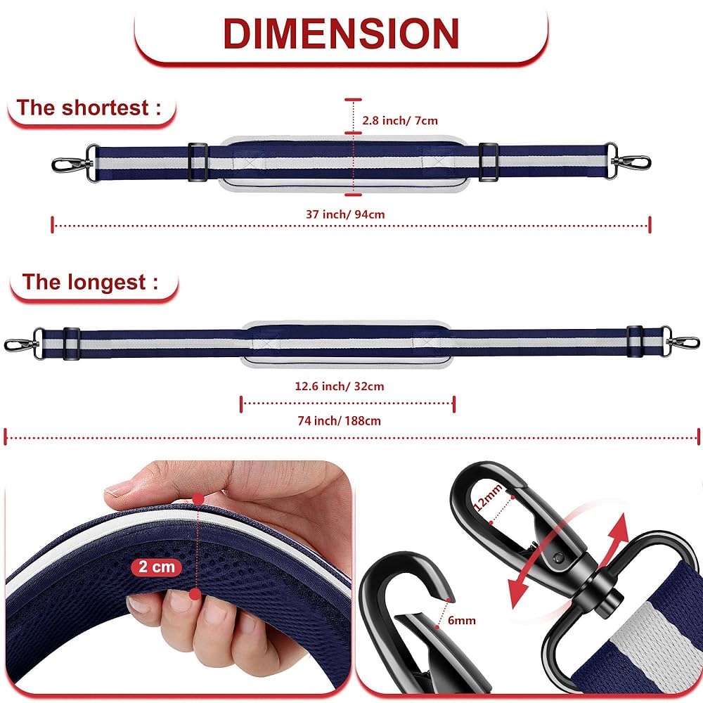 Amazon.co.jp: [ZINZ] 74 インチのショルダーストラップ、固定