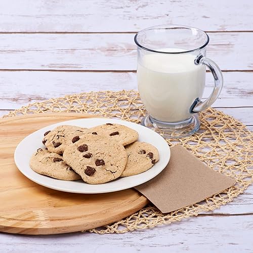 Miniatura 5 de Karat KN-B99-1K - Servilletas de bebida (9"x9" - Kraft - 4000 ct)