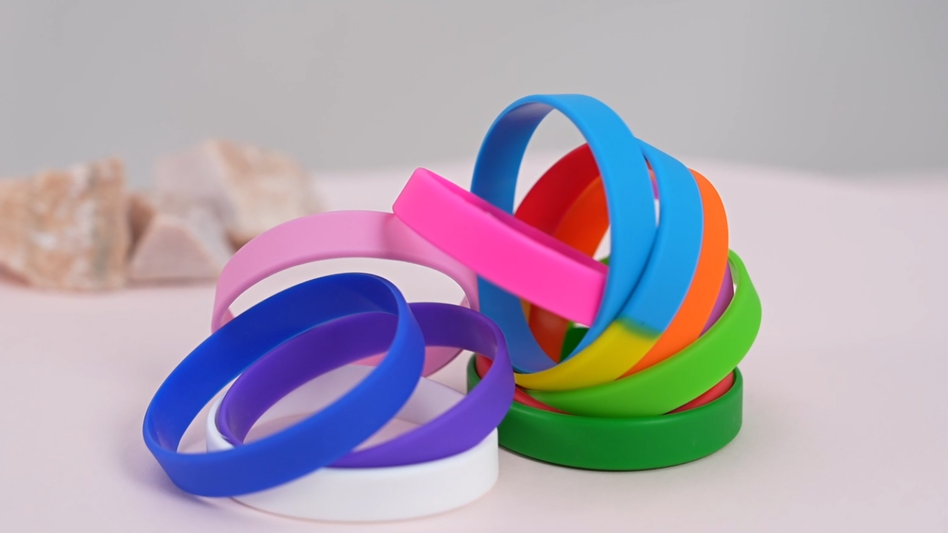 Bracelets En Silicone Pixel - Lot De 12 (4 Styles) - Pour Fête, Anniversaire Ou Cadeau Joueur
