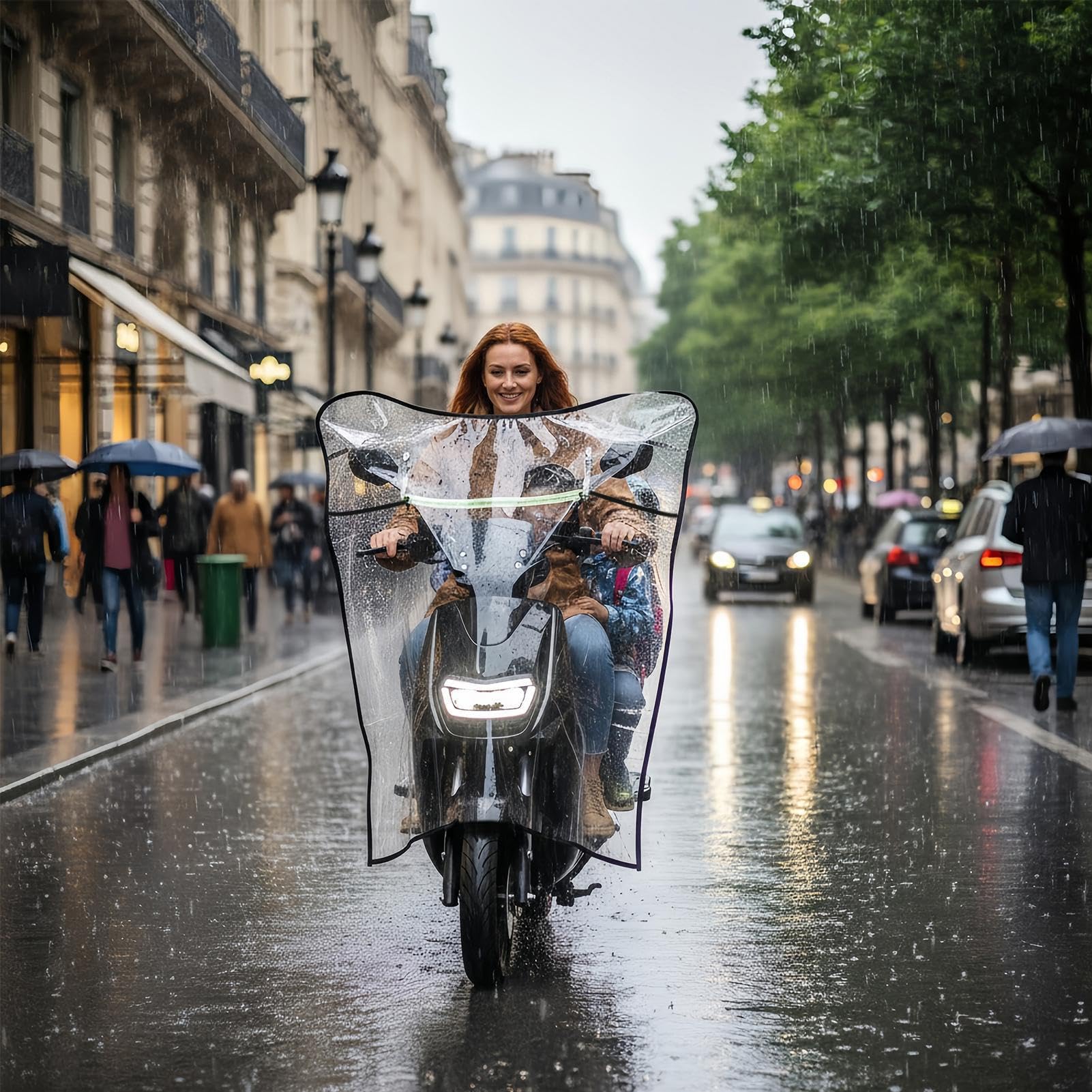 Parabrezza per Moto Accessorio Invernale Antivento | Parabrezza per Scooter Elettrici per Uomo Donna