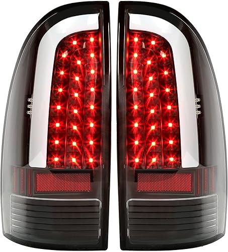 Miniatura 3 de Kojem Luces traseras LED compatibles con Toyota Tacoma 2005-2015, barra de tubo LED en forma de C, luces traseras de freno, luces traseras para