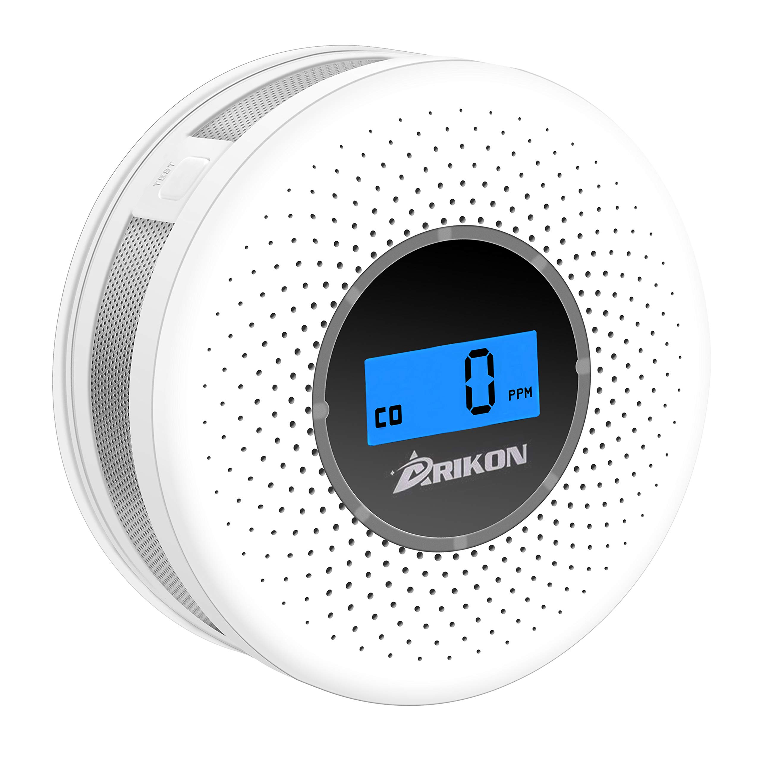 Smoke and Carbon Monoxide Detector Combo, with Sound Warning and Number Display Battery Powered