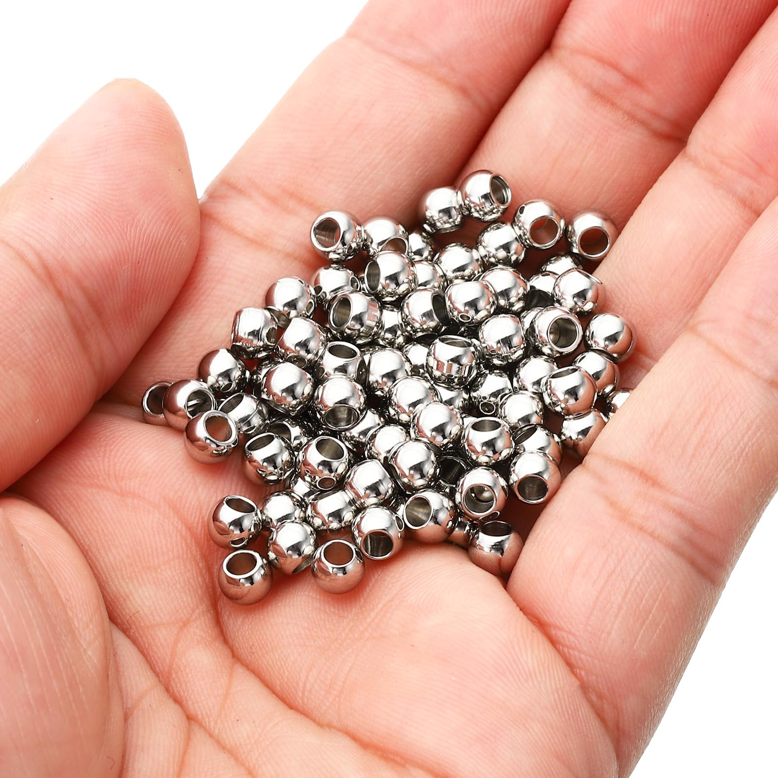 PATIKIL Smooth Round Spacer Beads - Image 3