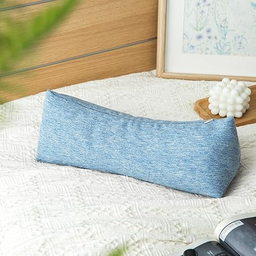 Miniatura 7 de Almohada de apoyo para el cuello de trigo sarraceno, almohada cilíndrica cervical, almohada ajustable de cáscaras de trigo sarraceno, alivio del