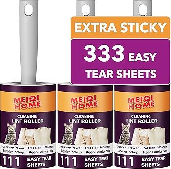 宠物毛发去除器三滚头便携粘尘滚筒