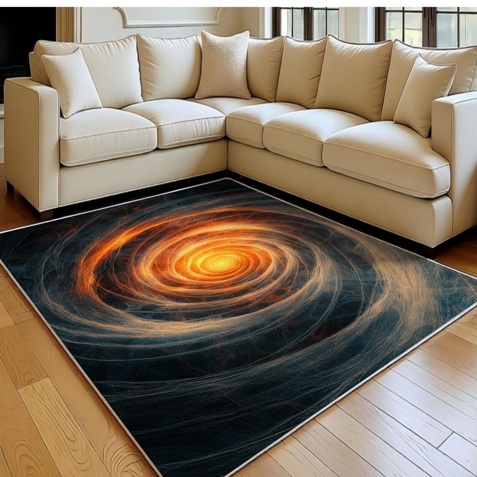 Tapis salon 140x200 cm antidérapant pour sécuriser et décorer le sol
