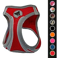 Croci C5081164 - Pettorina Riflettente Per Cani, Multicolore (Rosso)