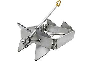 Extreme Max 3006.6652 BoatTector Zinc-Plated Box Style Cube Anchor - Ideal for...