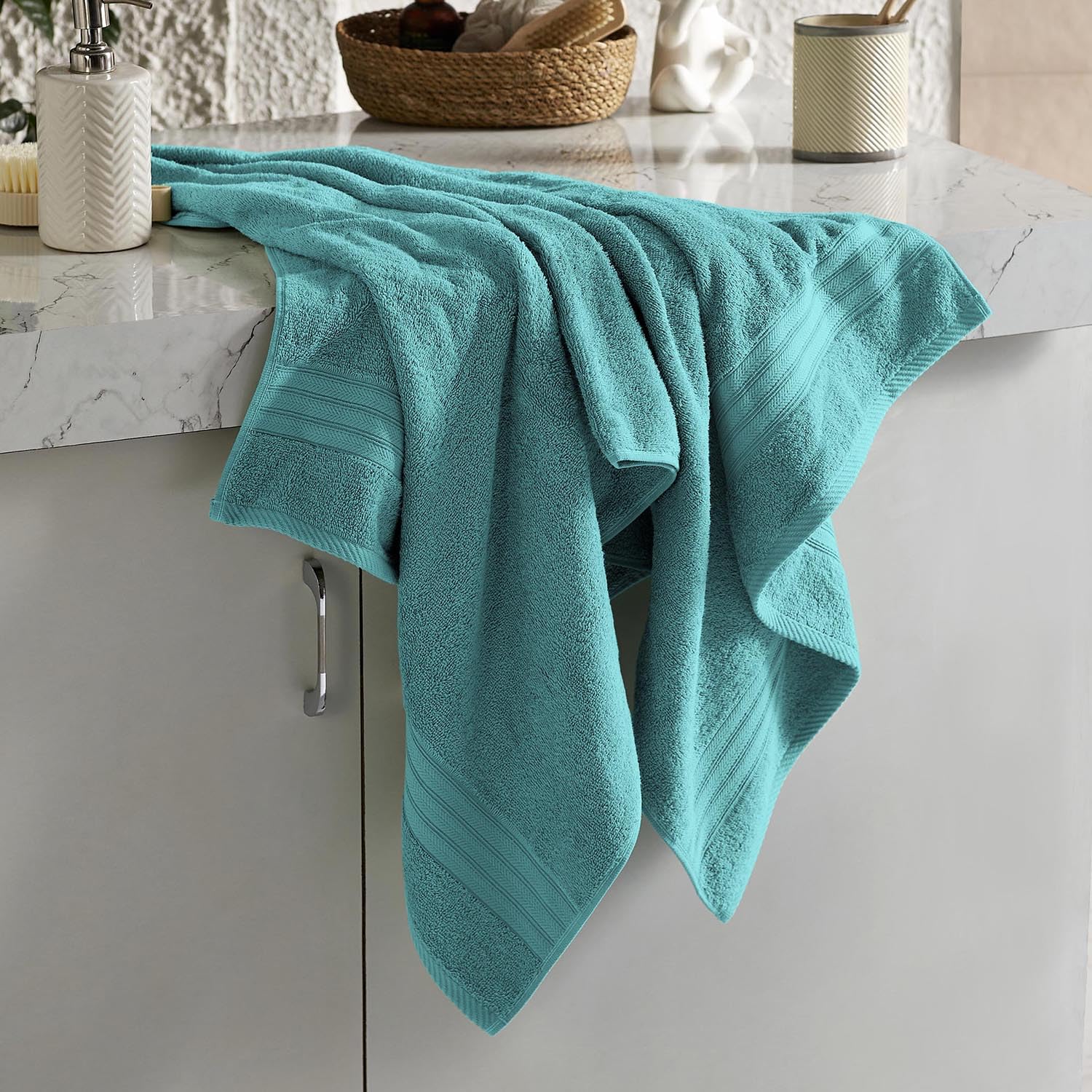 Layers 100% Cotton Bath Towels - Soft & Absorbent -20
