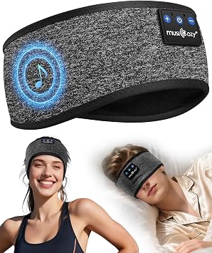 MUSICOZY Sleep Headphones Headband for Side Sleepers Bluetooth 5.4