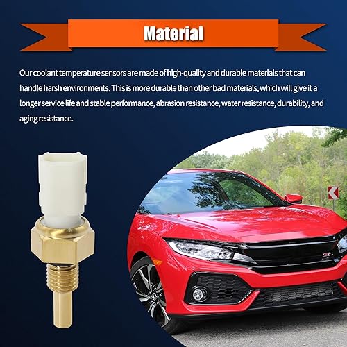 Miniatura 7 de HiSport 37870-RTA-005 Sensor de temperatura del refrigerante del motor compatible con Honda Civic 2006-2020, CR-V 2007-2017, CROSSTOUR 2012-2015,