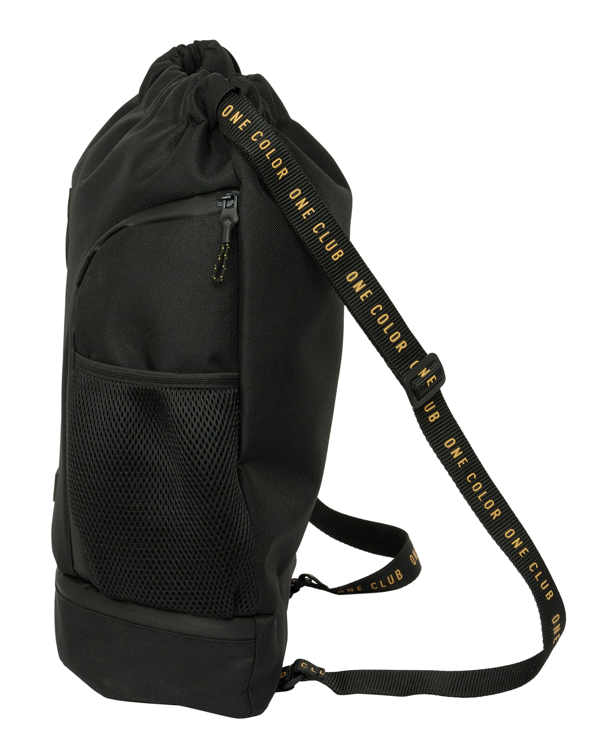 REAL MADRID 3ª EQUIPACIÓN - Mochila Saco, Mochila, Ideal para Niños de Diferentes Edades, Cómoda y Versátil, Calidad y Resistencia, 34x15x43 cm, Color Negro