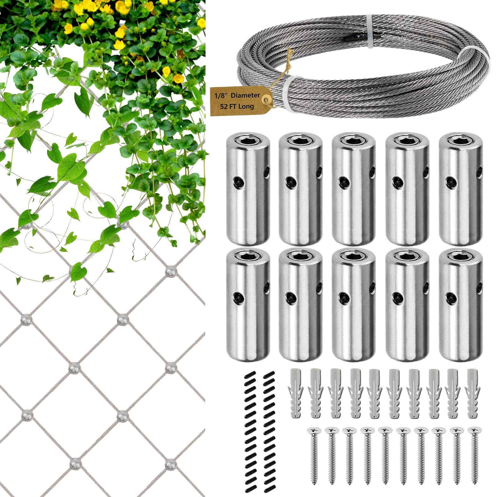 Ensemble de jardin en acier inoxydable premium pour cultures verticales