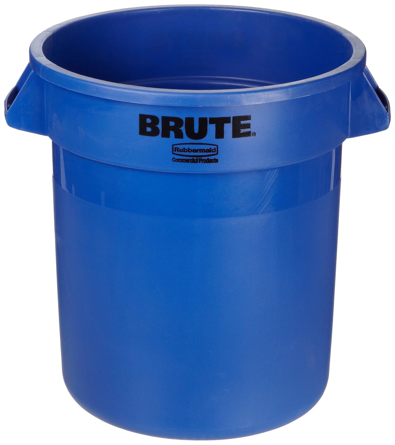 Rubbermaid Commercial Brute Plastic Waste Container Without Lid, Round