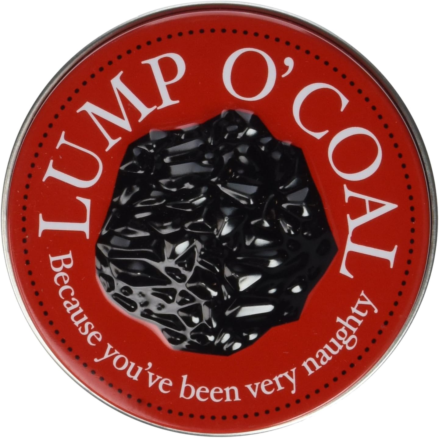 Candy Tin Lump O Coal Coal Shaped Gum