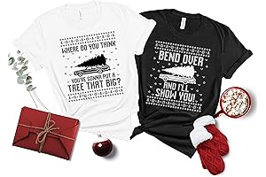 Bend Over and I'll Show You His and Her Christmas Shirts