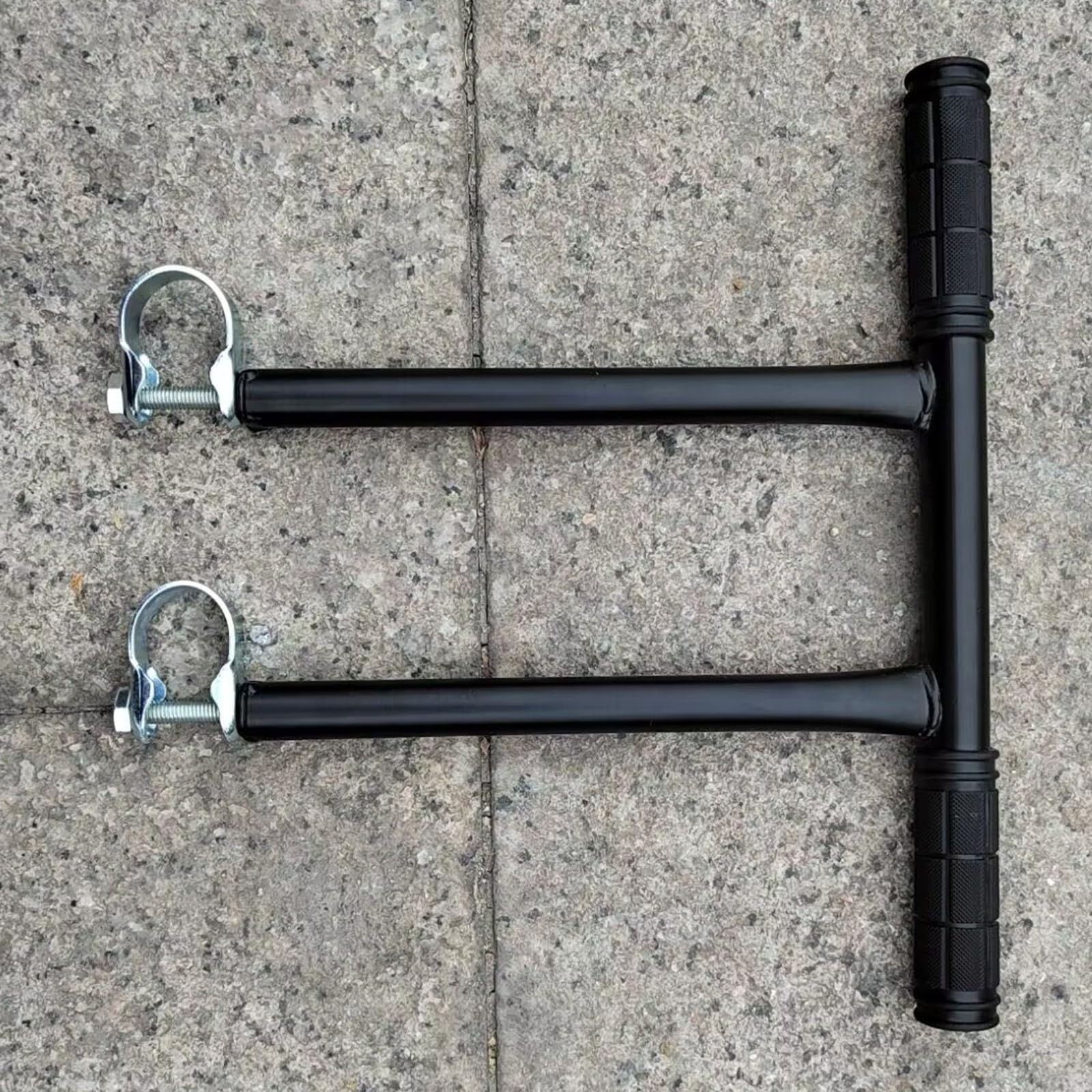 Poignée de poussée réglable en hauteur avec Clip Simple, convient véhicules de 22mm, 28mm, 32mm, 38mm, facilite la poussée du guidon antidérapant du