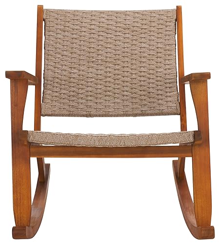 Outdoor Collection Daniel Natural Solid Wood Rocking Chair