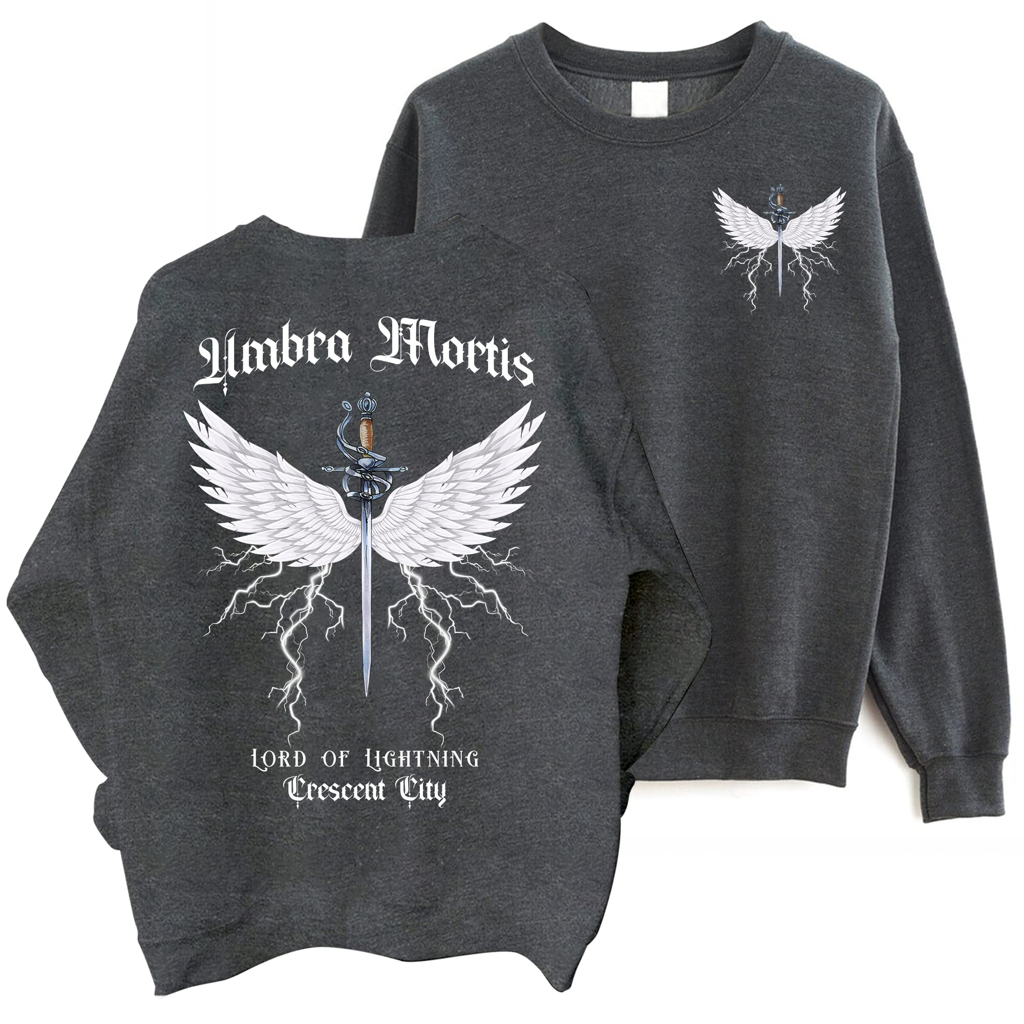 Crescent City Sweatshirt - Sarah J Maas Sweater Bryce Quinlan Ruhn Danaan Bookish 2 Sided Sweater
