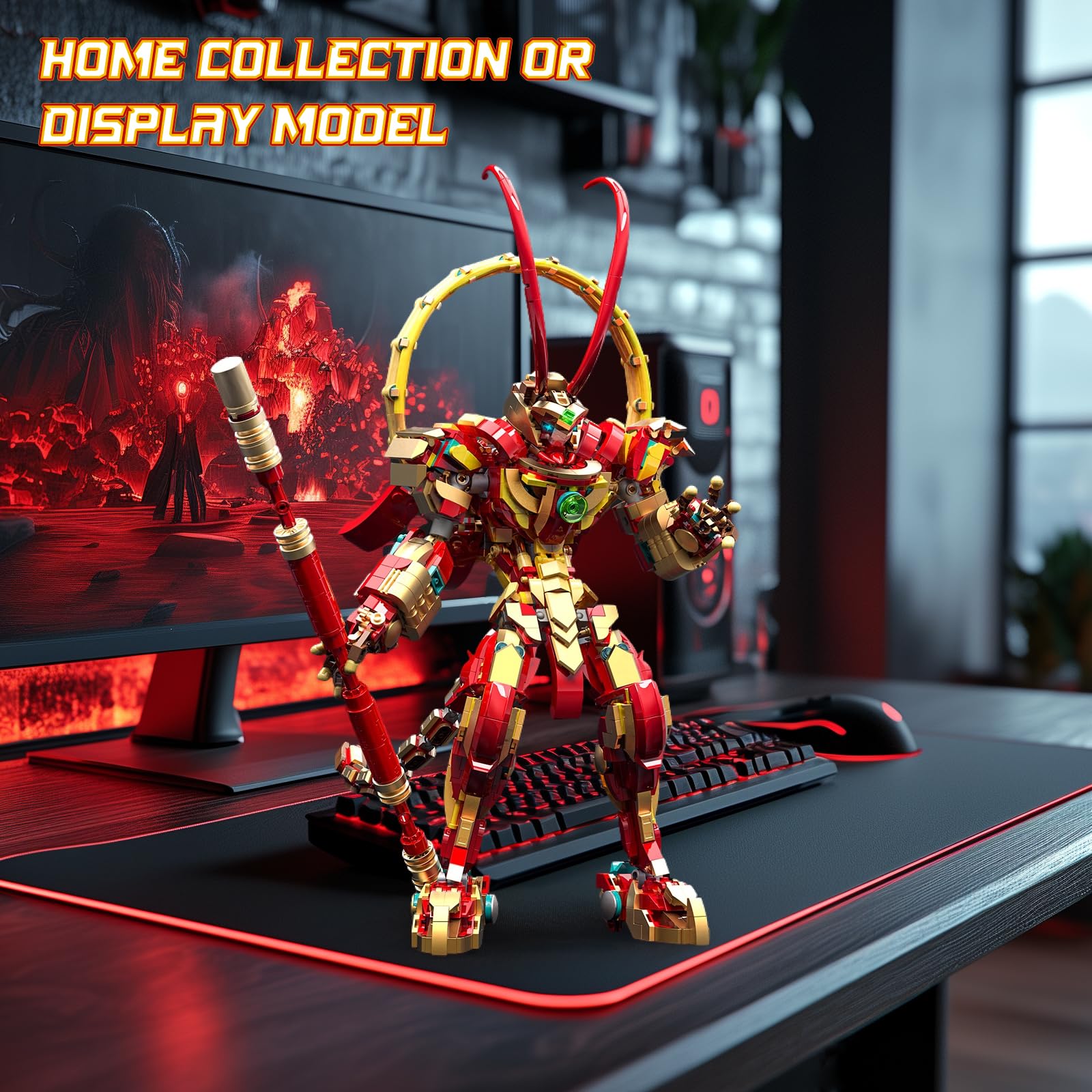 Amazon.com: NUTCRACKER Monkey King Mech Building Set for Adult