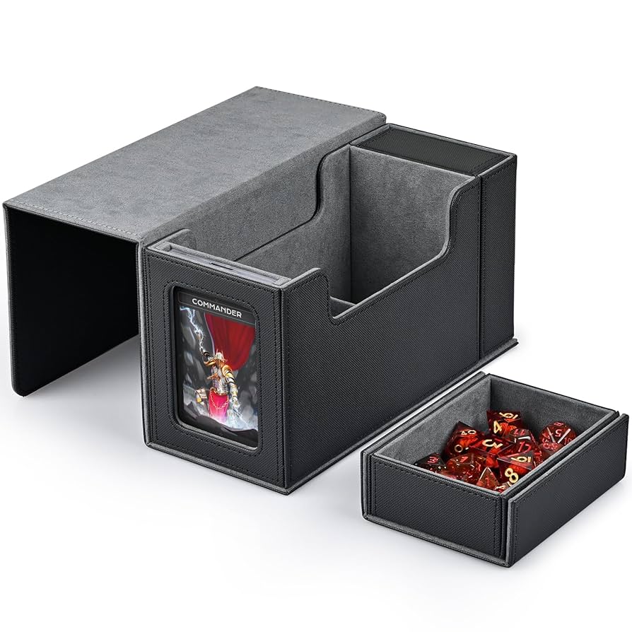 Magic: The Gathering Commander ボックス Card Deck Box for MTG with Commander Display, 5 in 1 Card