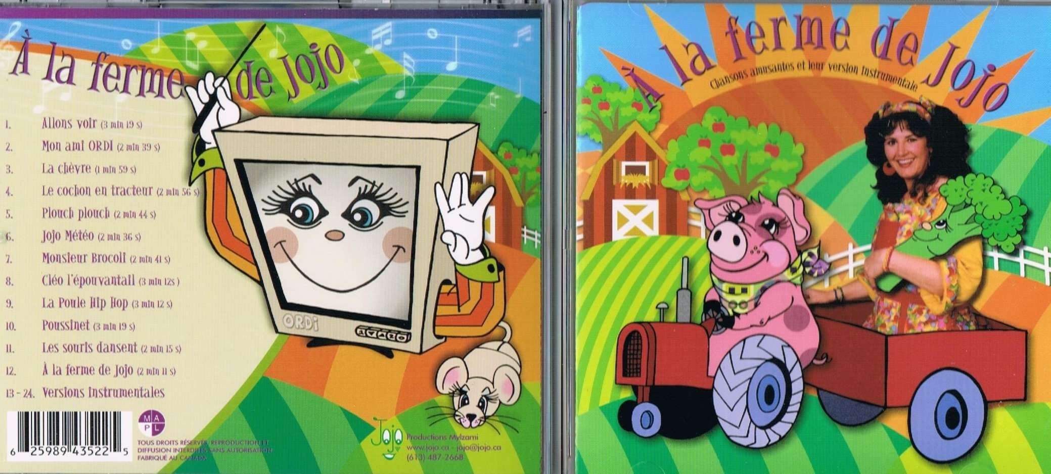 A la Ferme De Jojo [Audio CD] Jojo