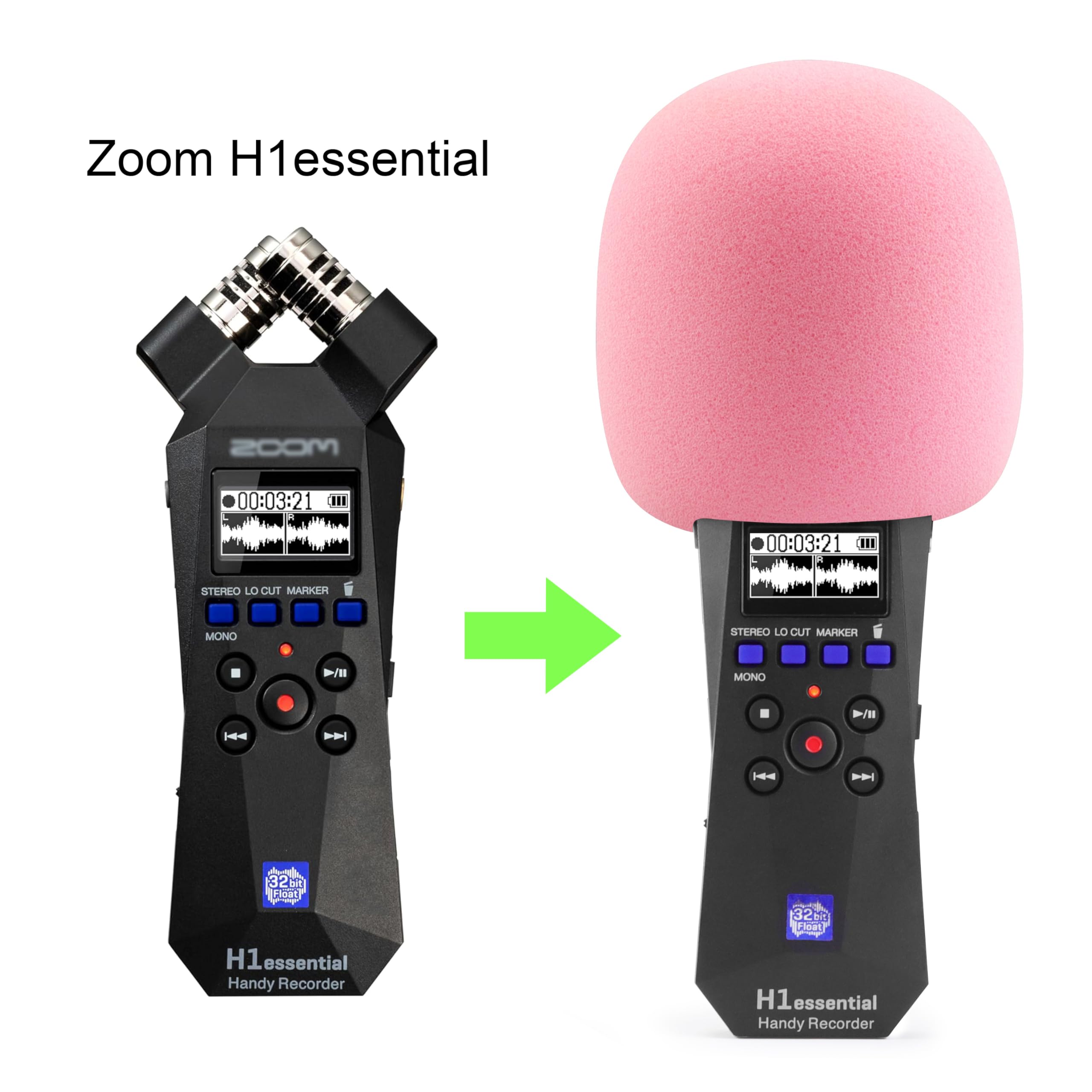 Amazon.com: LEFXMOPHY Windscreen for Zoom H1 essential Stereo