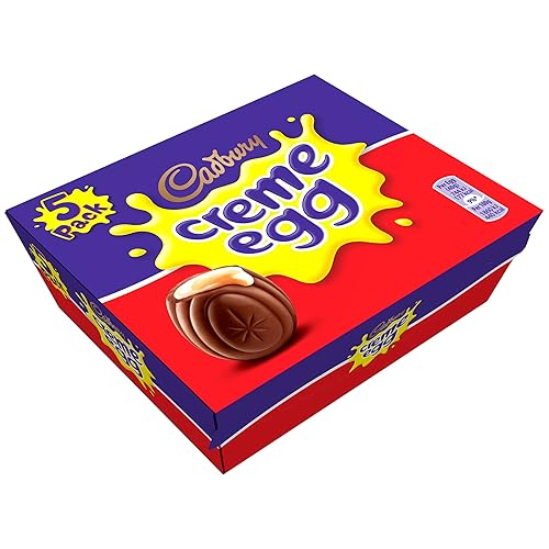 Huevo de crema Cadbury original (caja de 5 unidades) importados desde el Reino Unido, Inglaterra