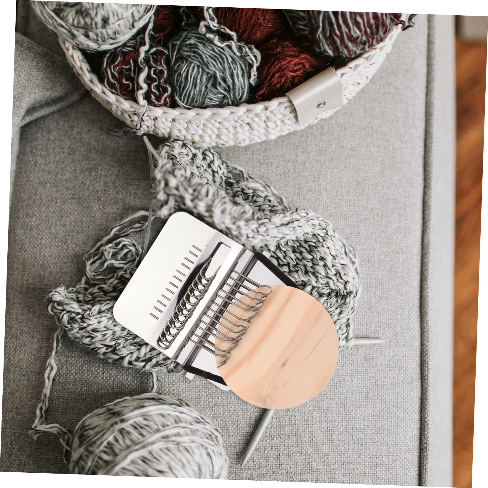 Tofficu 3juegos Telar De Madera Mini Para Tejer Herramienta Para Reparar Jeans y Ropa Accesorios De Costura y Para Principiantes y