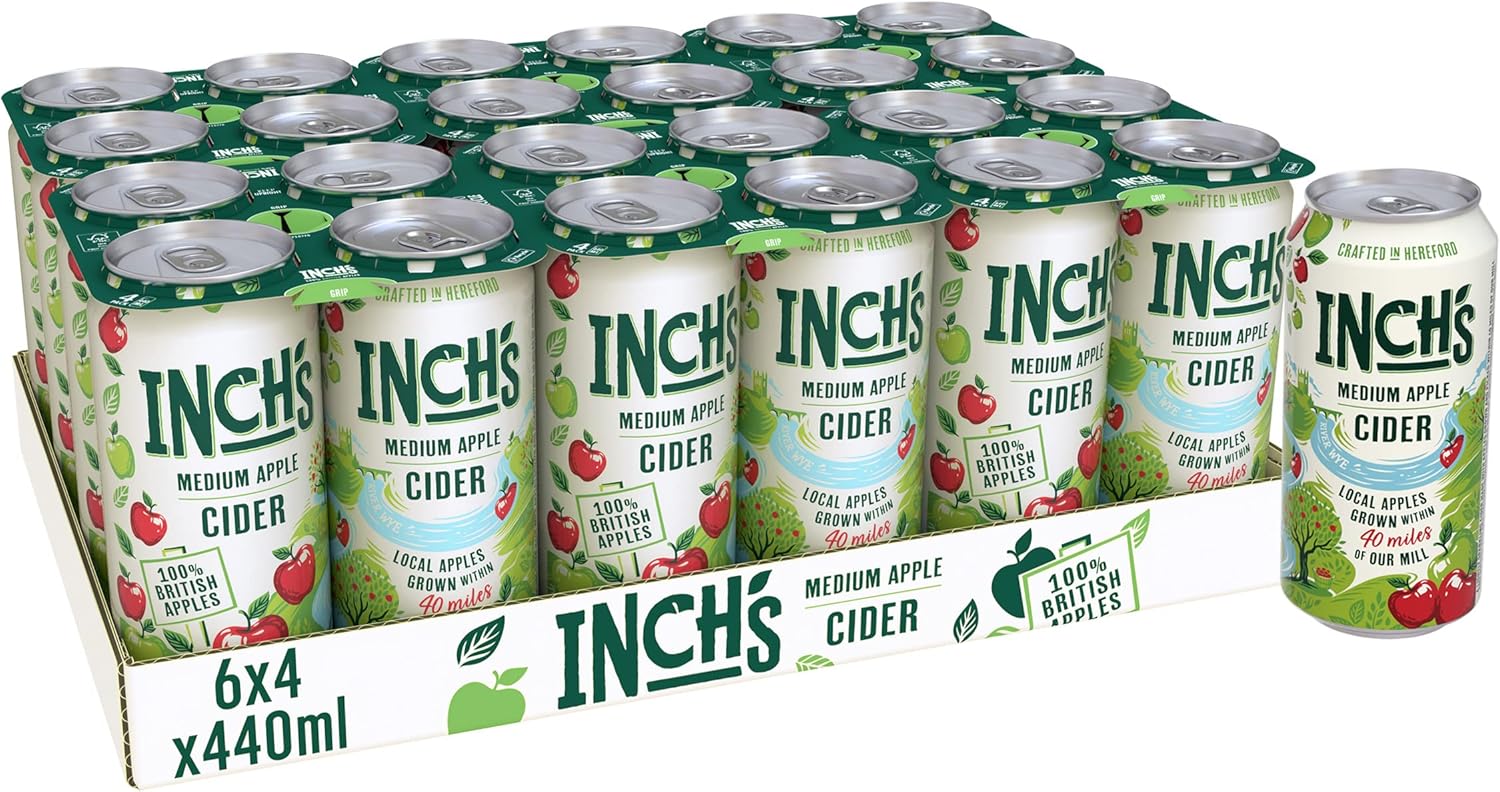 inches cider percentage