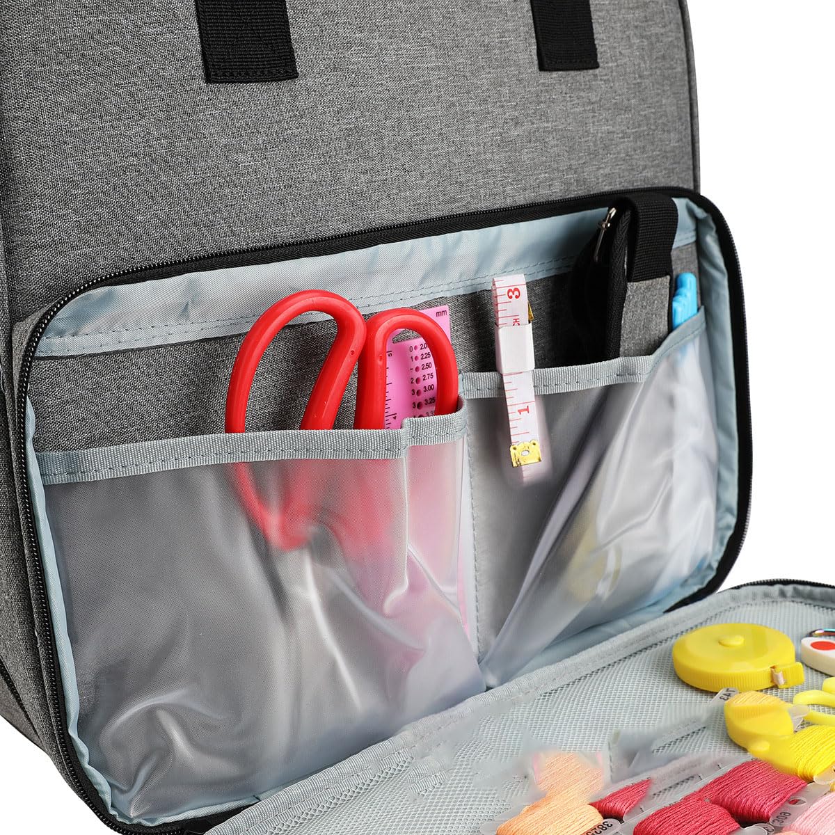 Borsa da Trasporto Imbottita in PVC per Macchina da Cucire - Esclusiva Custodia Adatta per la Maggior Parte Delle Macchine