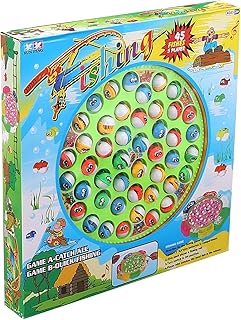 لعبة صيد السمك الموسيقية: لعبة صيد السمك أثناء الدوران للأطفال بعمر 3 سنوات فما فوق