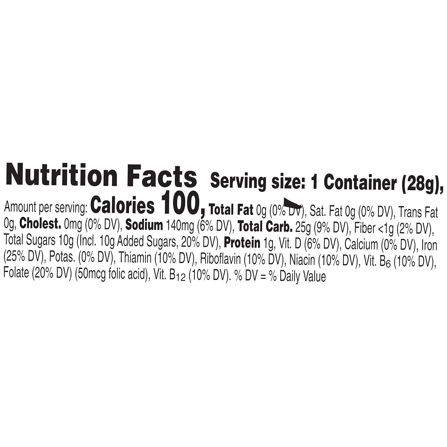 Kellogg's Frosted Flakes, Breakfast Cereal, Original, 1oz (96 Count)