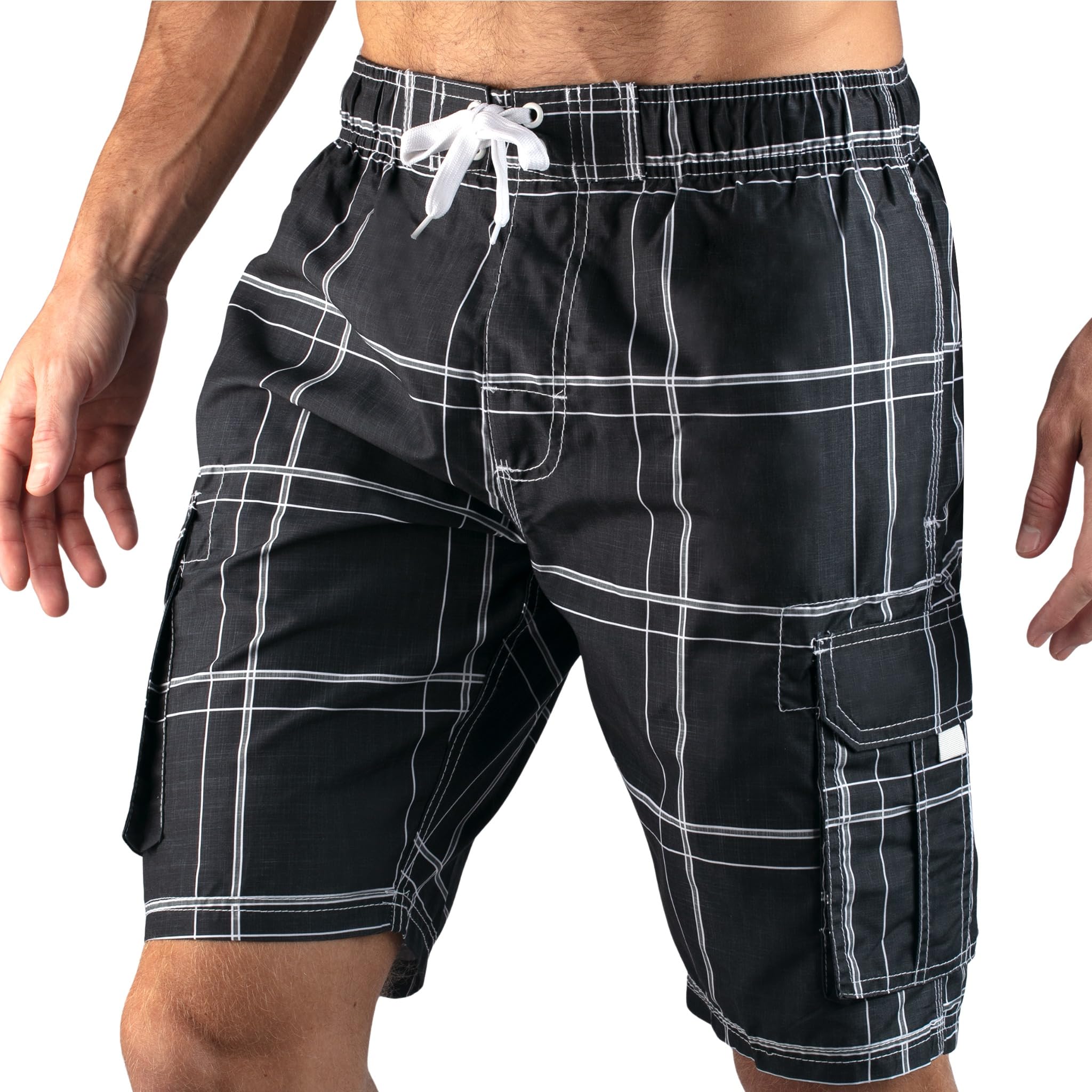 kanu surf Men's Flex Plaid Swimtrunk-picture-27