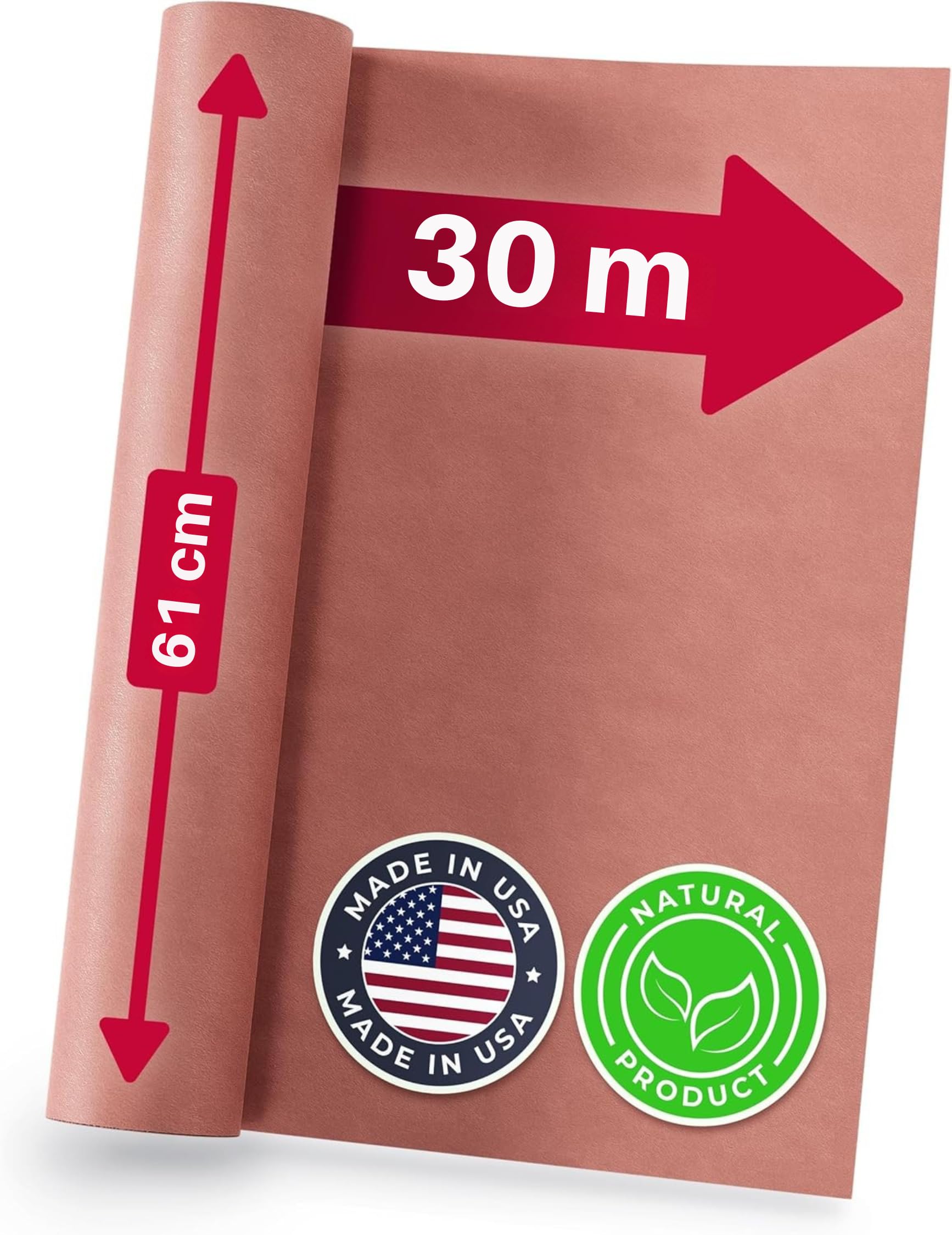 HOLY SMOKE USA Butcher Paper 60 cm x 30 m – Carta da macellaio per grigliare carne succosa grazie a Low & Slow BBQ – Made in USA