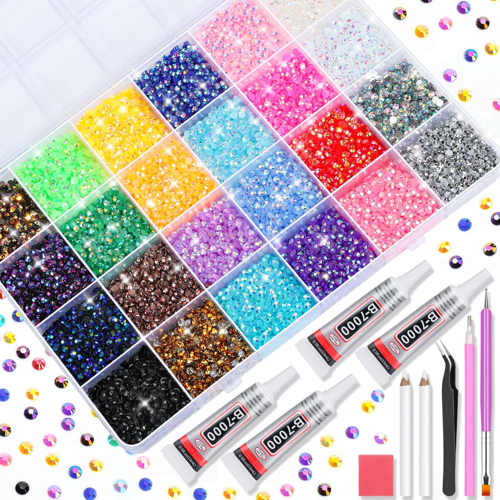 Amazon.com: B7000 Glue with Rhinestones for Bedazzling Crafting