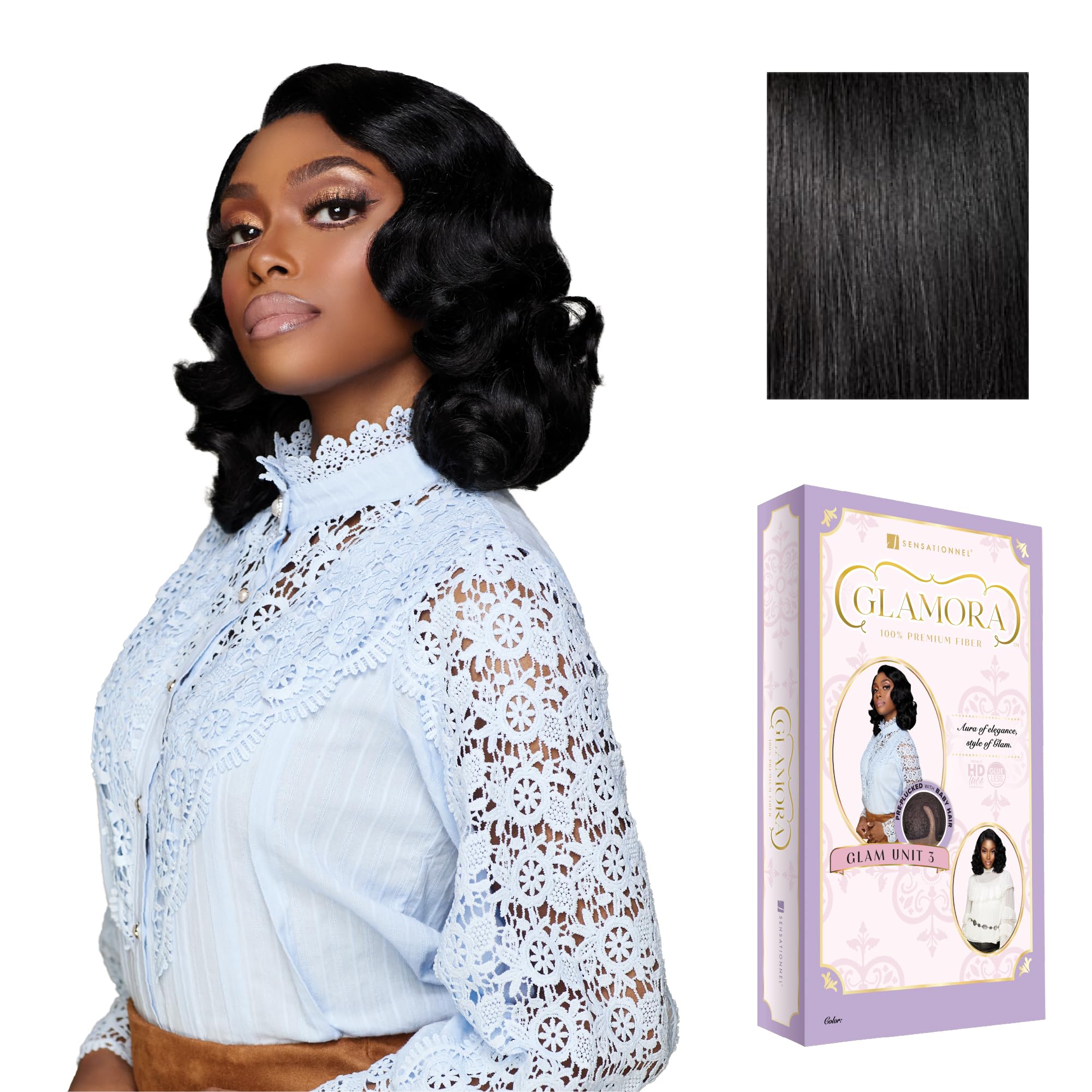 Amazon.com : Sensationnel Glamora Lace Front Wig - Glam Unit 3
