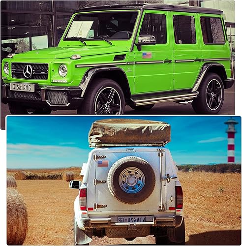 Miniatura 6 de 6 Pieces American Flag Metal Car Sticker 3D USA Flag Decal Aluminum Alloy Car Stickers Patriotic Emblem Decal for Cars, Truck, SUV, Motorcycle,