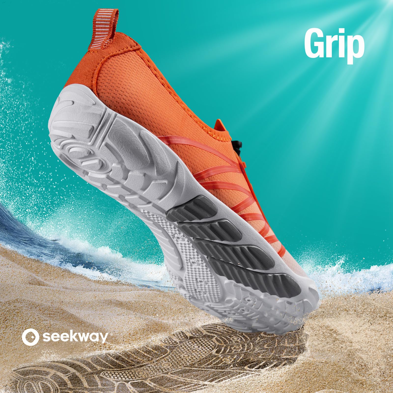 SEEKWAY Water Shoes Women Men Adult Quick Dry Aqua Socks Barefoot Non Slip for Beach Swim River Pool Lake Surf